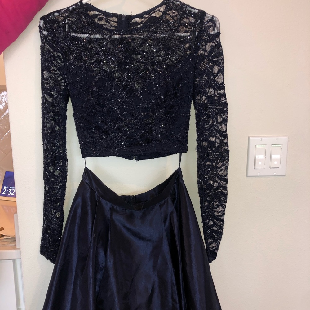 Dark Blue Homecoming Dress